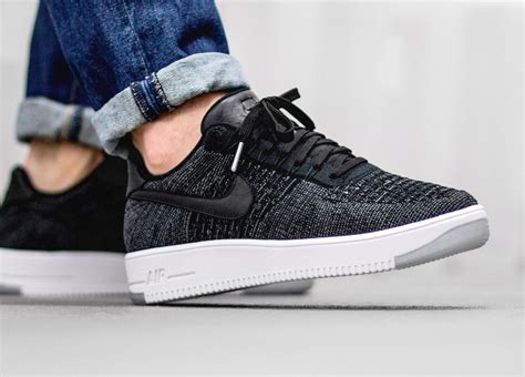 nike air force 1 ultra flyknit low herren schwarz|Air Force 1 Nike Flyknit Shoes.